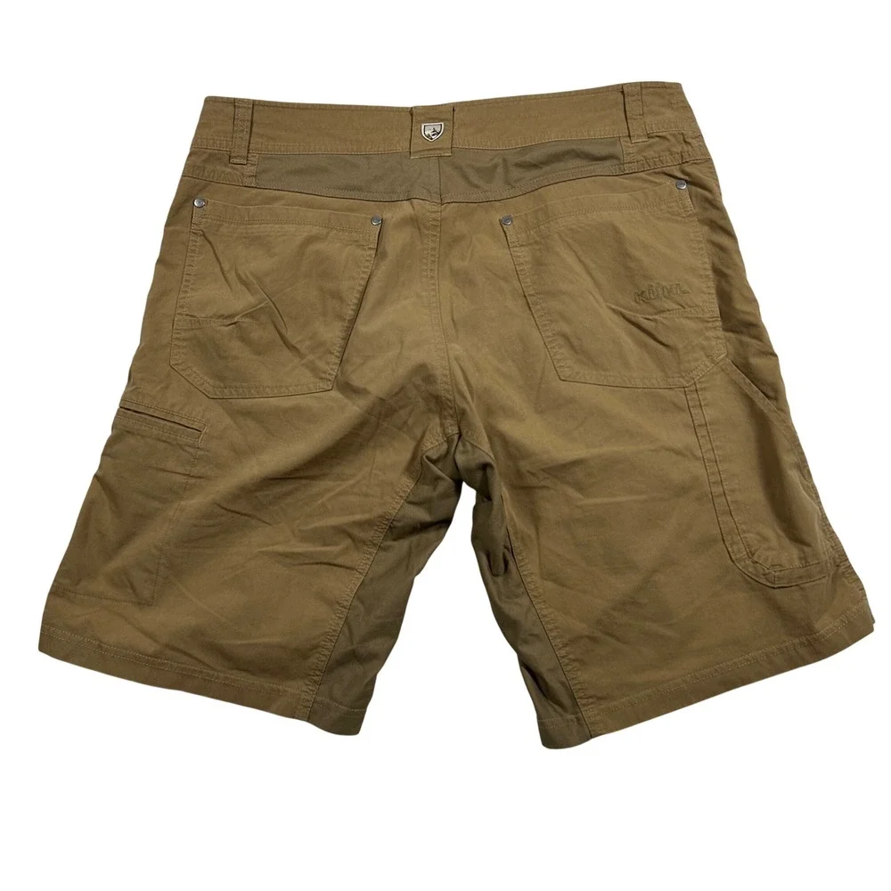 Kuhl Radikl Shorts Mens 34 Brown Cargo Hiking Performance Utility